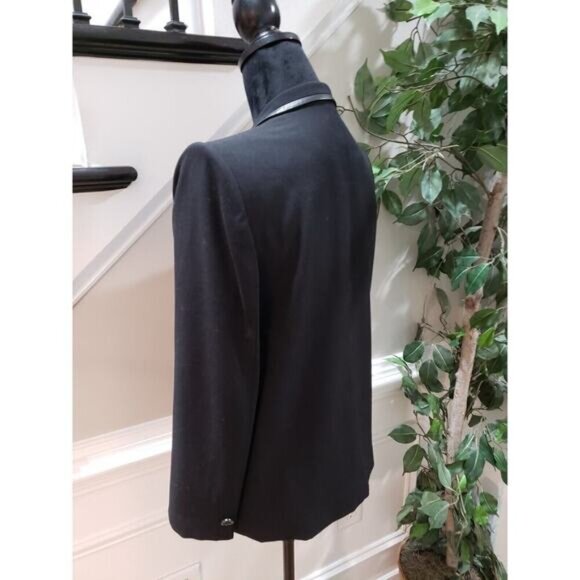 DIANA Women's Black Long Sleeve Single Breasted One Button Blazer Jacket Size M - Picture 6 of 12